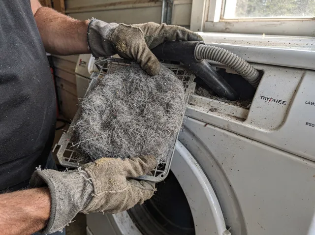 Cleaning Dryer Lint Trap in Ocoee, FL