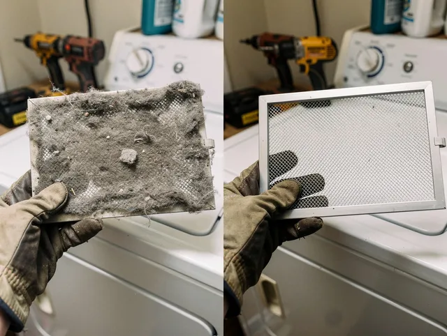 Professional lint trap cleaning by Apopka Dryer Vent Cleaning in Apopka