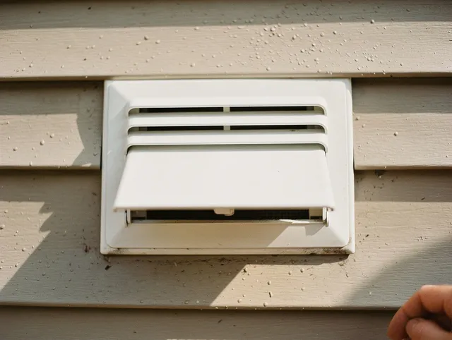 Apopka Dryer Vent Cleaning technician performing professional exhaust vent cleaning at a residential property in Apopka