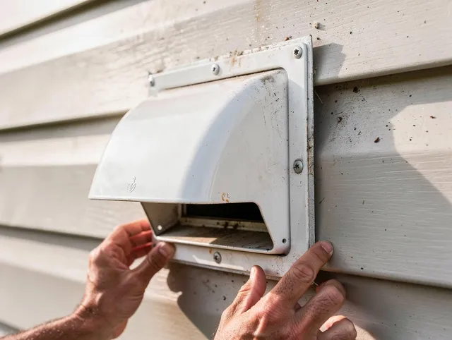 Apopka Dryer Vent Cleaning technician delivering thorough residential dryer vent cleaning service in Apopka